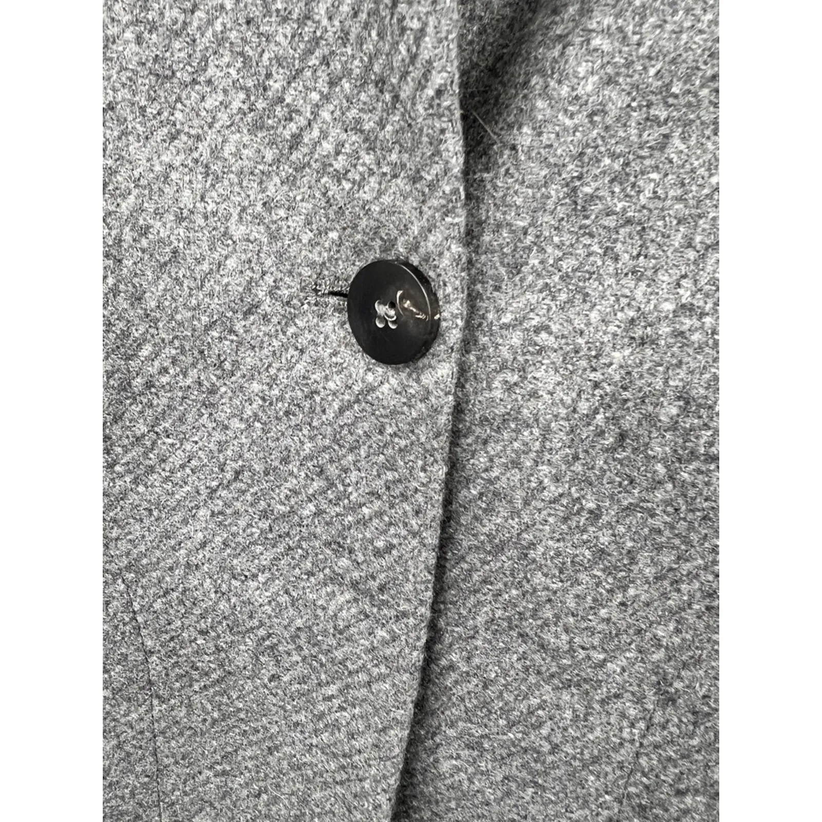 Zara Grey Structured Coat Jacket‎ Grey Size XS Pockets - Image 3