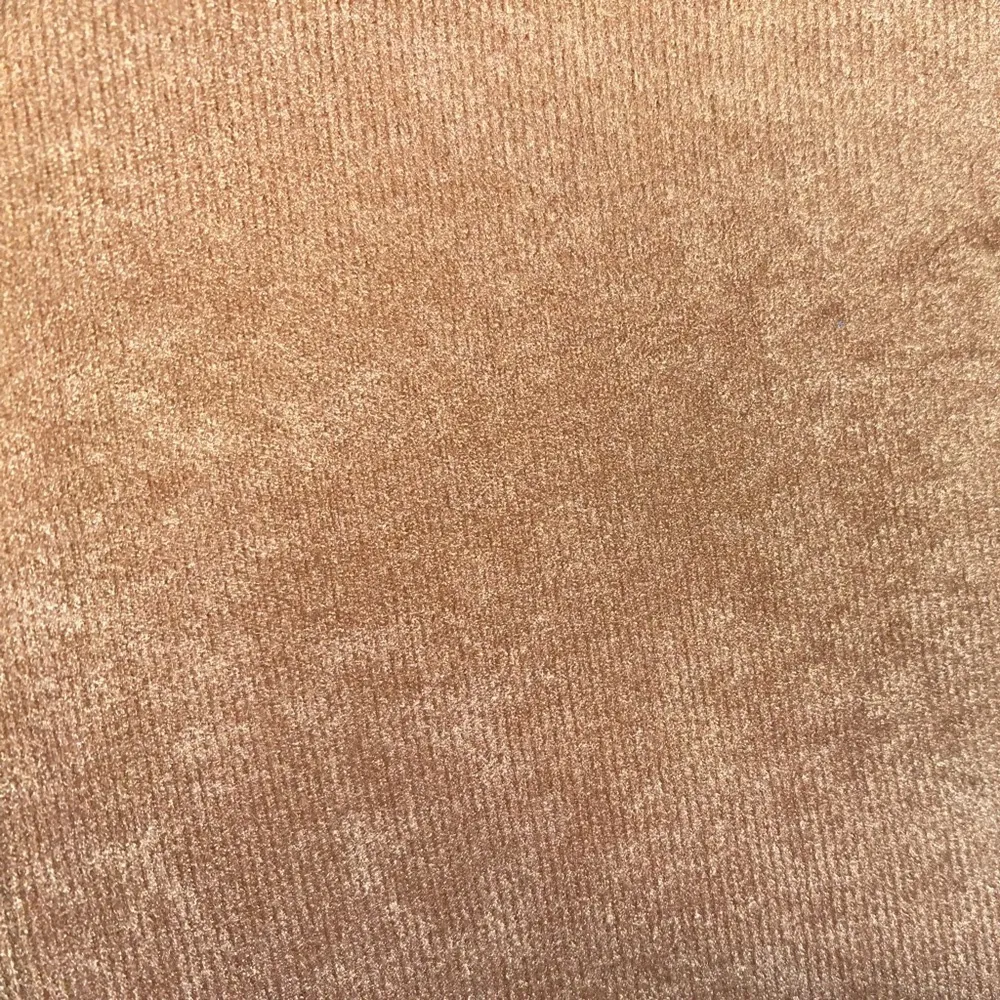 HANDMADE Tiered faux suede maxi skirt elastic stretchy waistband size M to L Tan Size M - Image 5