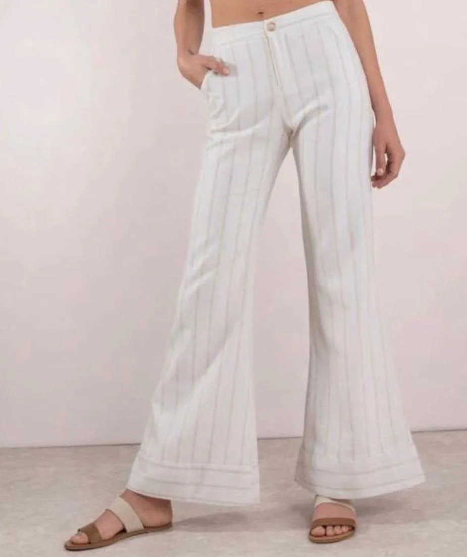 Lucca Couture Isla White Wide Leg Pants - Image 4