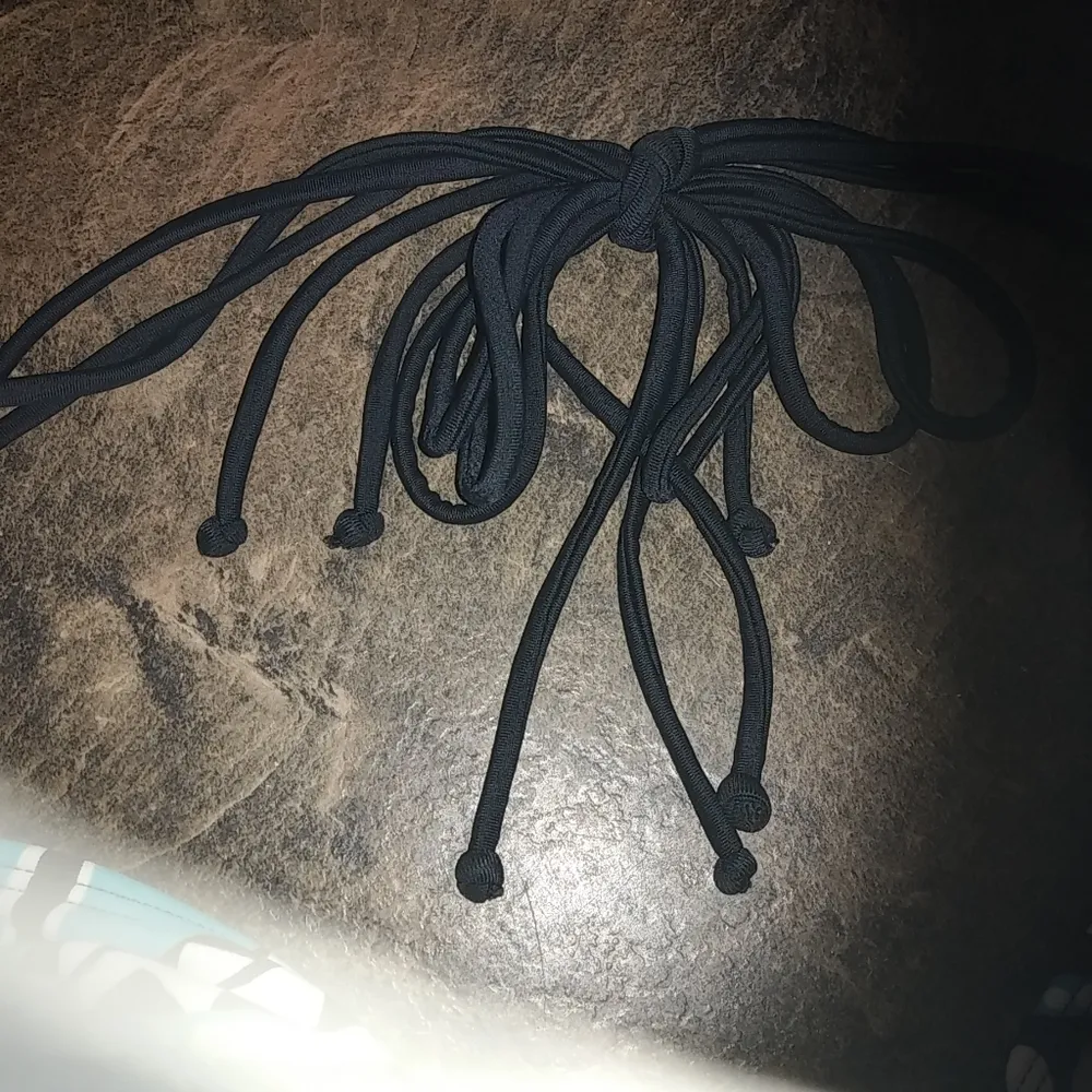 a.n.a. 16 Tribal  Turquoise Chocolate Black Swim Tankini Top Plus - Image 3