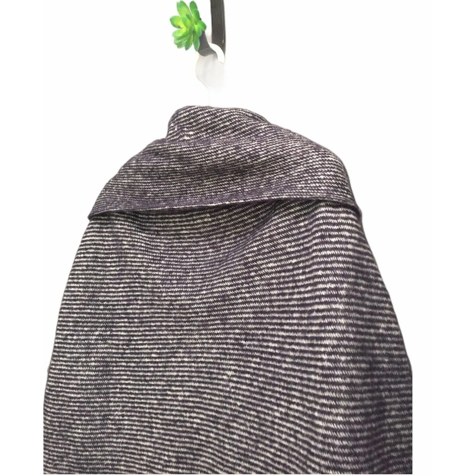 Johnston & Murphy Toggle Closure Blue Gray Poncho Fringe One Size OS - Image 6