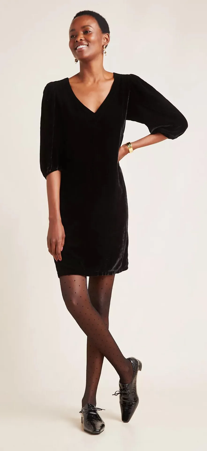 Carissa Velvet Mini Dress - Image 7