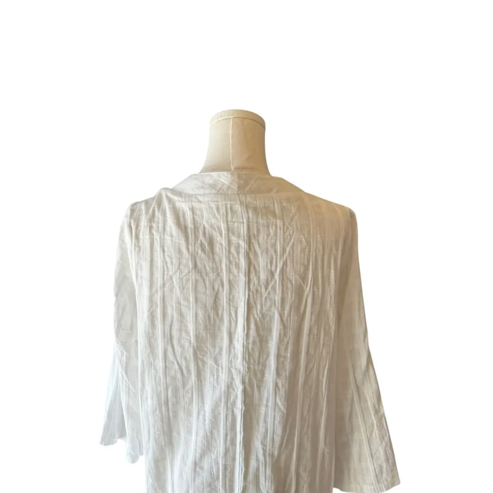 Pomander Place x Tuckernuck - White Mini Carolina Caftan Swim Cover-Up Sz M - Image 4