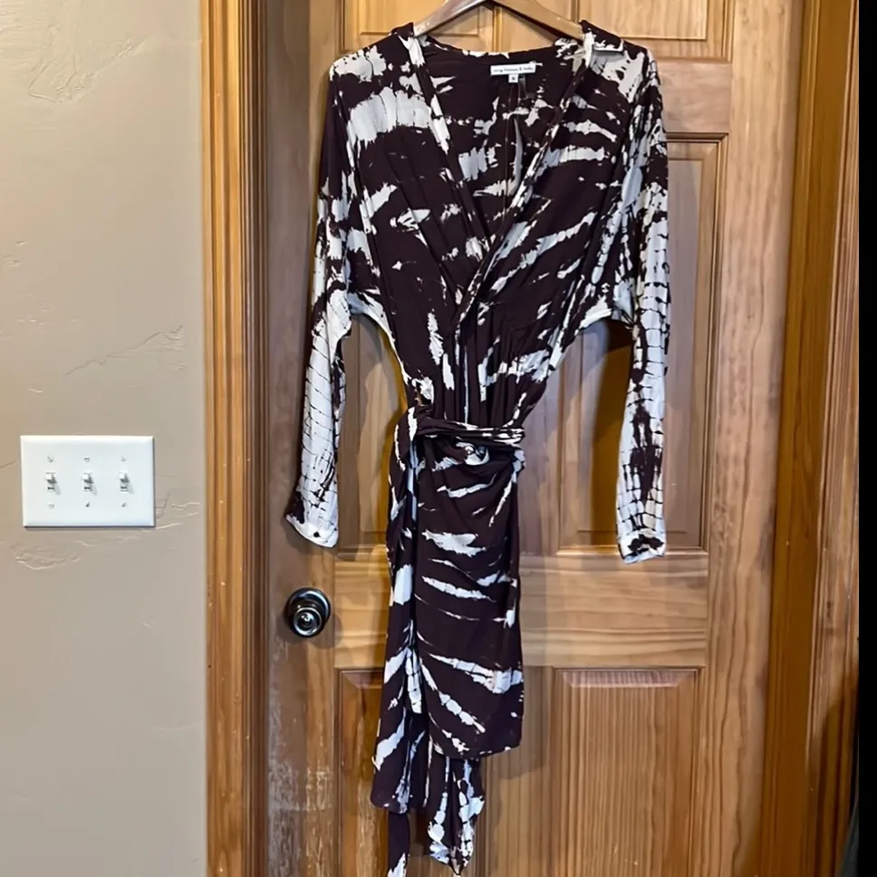 Young, Fabulous & Broke Raine tie - dye collared wrap/shirt dress🎀✨🌴 - Image 7