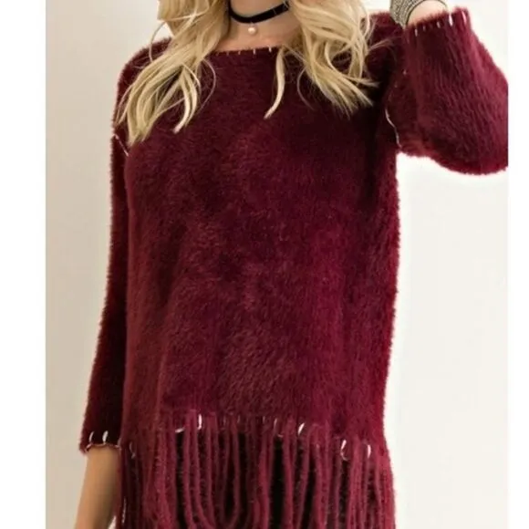 ‎Fuzzy Fringe Sweater - Image 9