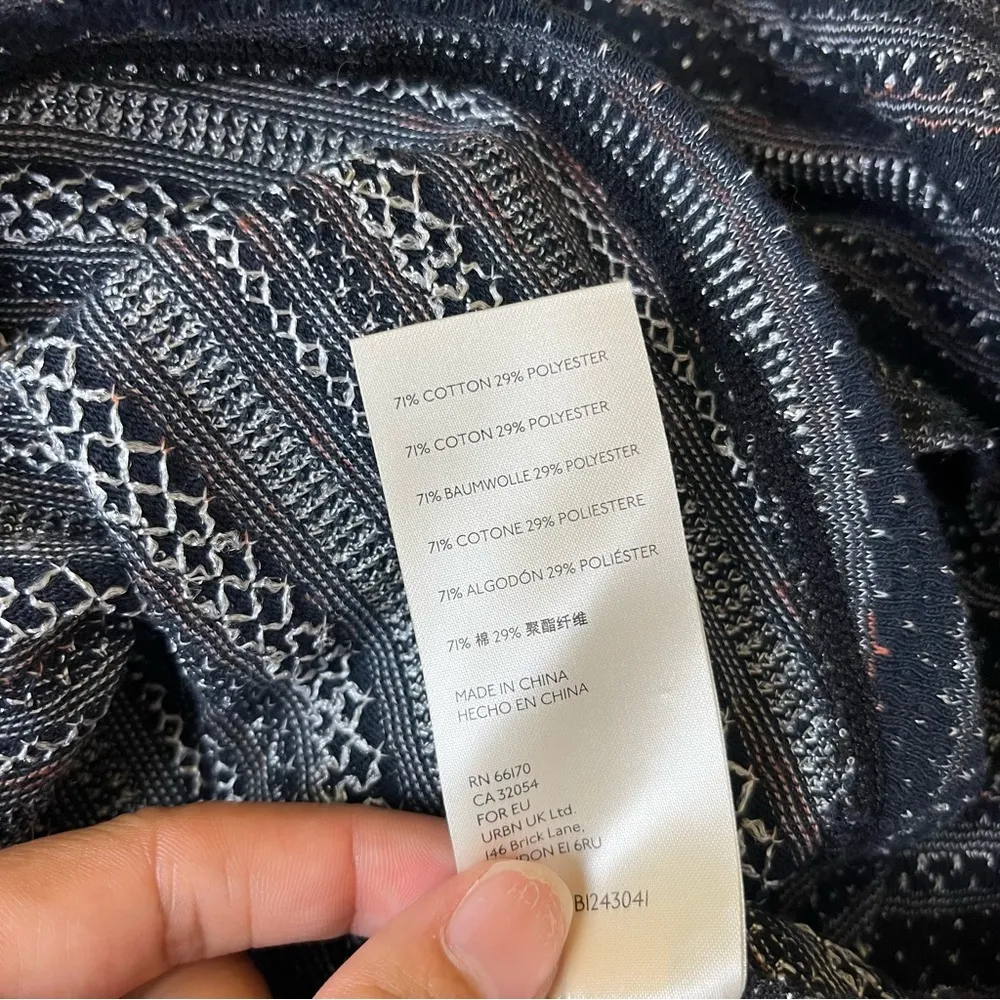 Free People Heirloom Ruffle Top in Black Combo - Image 8