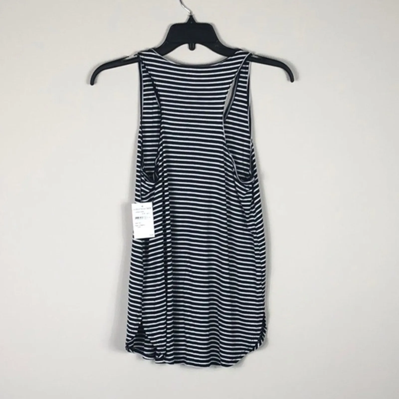 Joe Fresh Top Navy Blue Striped Tank Top - Image 6