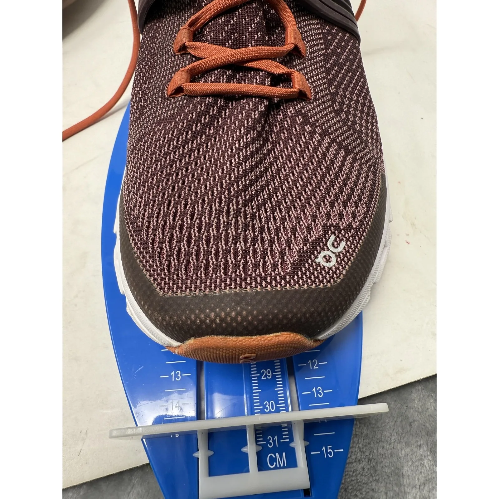 On Running Shoes Womens Size 10.5 Purple Orange Cloudswift Helion CloudTec Road - Image 9