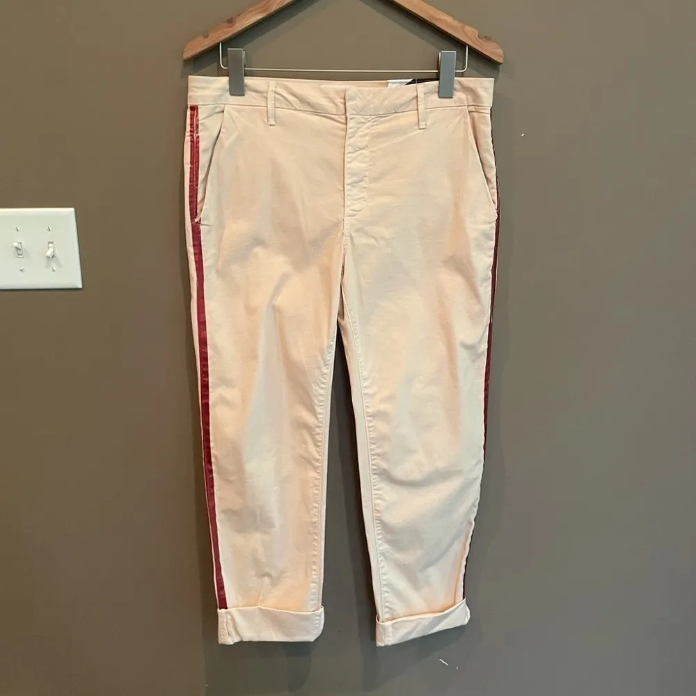NEW SUNDRY Stripe‎ Roll Up Trouser Rosebud Size 29 - Image 4