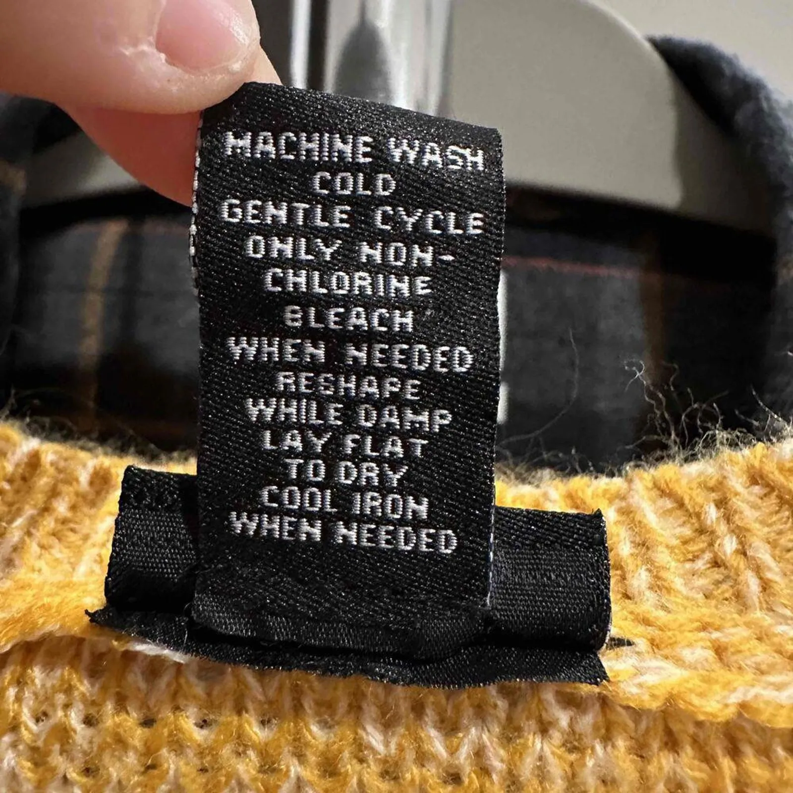 Rue21 Womens Yellow‎ Heathered Long Sleeve Crew Neck Ribbed Oversized Sweater S - Image 7