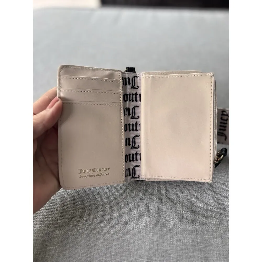 Juicy Couture ~Balck Simply Perfect Tab Card Wallet - Angel Faux Patent Leather - Image 8