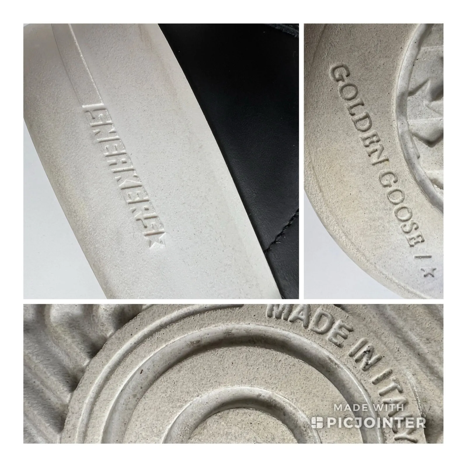 Golden Goose Purestar Black Low Top Sneakers Size 38 (Womens 8) See Description - Image 16