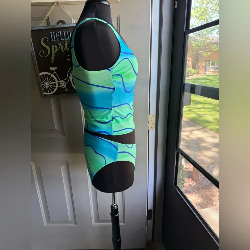 Vintage 90s Beach House by Gabor electric wave scoop two - Image 4