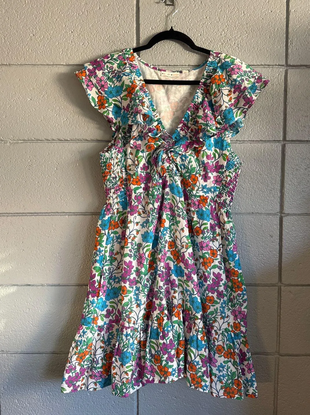 Women's Roller Rabbit Blomst Ondika Silk-Blend Floral Dress size L - Image 2