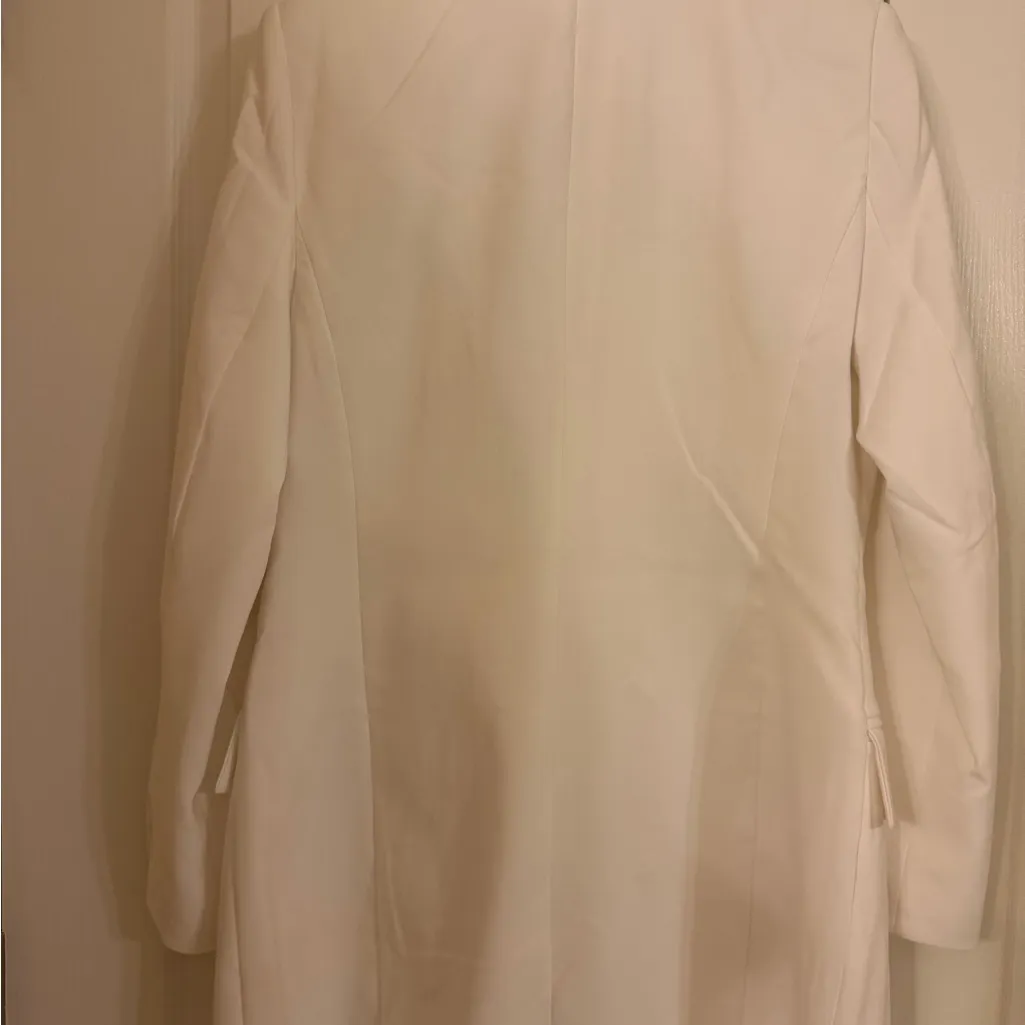 New York & Company Classic White Blazer Dress! NWT! Size M - Image 6
