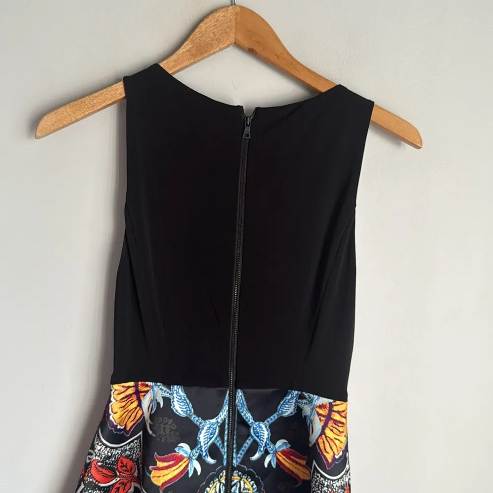 Alice + Olivia Kourtney Box Pleat Dress Baroque Multi 0 - Image 8