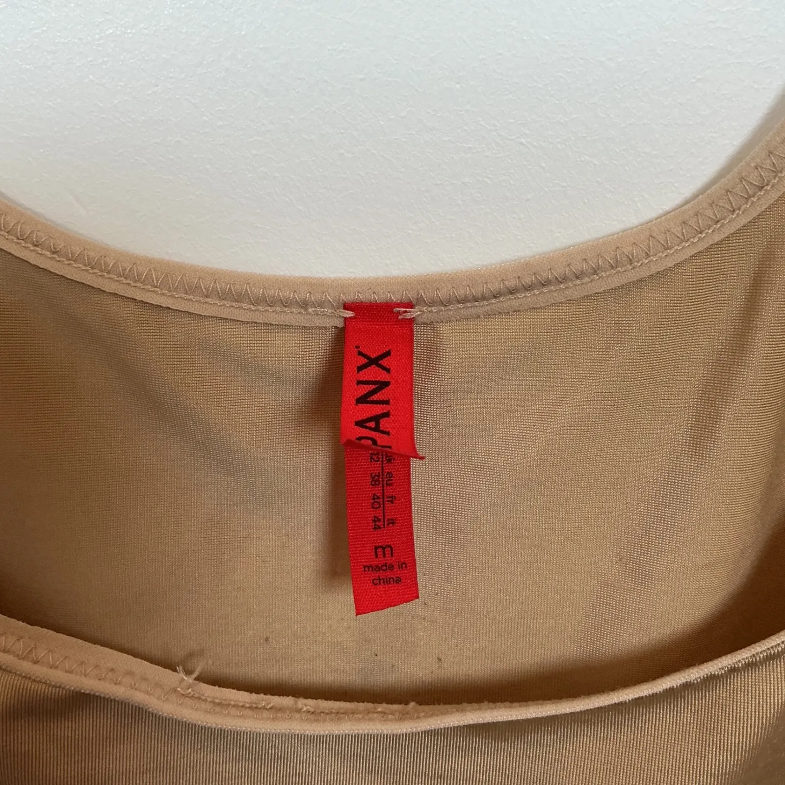 SPANX Tank Top Camisole Shapewear Smooth Comfort Tan Size M - Image 2