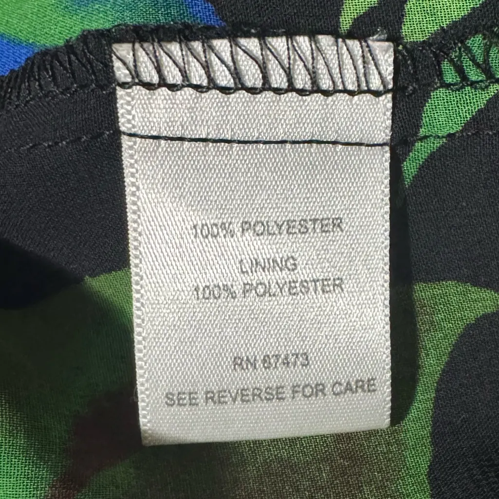 Taylor Women’s Size 8‎ Black Floral Maxi Dress Halter flowy 8749M - Image 4