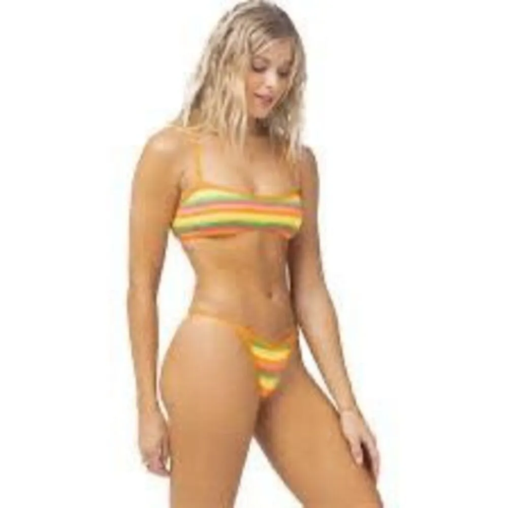 New. L*SPACE stripe bikini. Large. Retails. $198 - Image 12