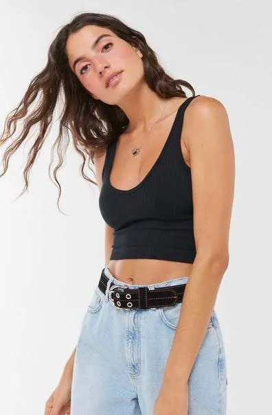 Urban Outfitters Out From Under Black Crop Top - Image 2