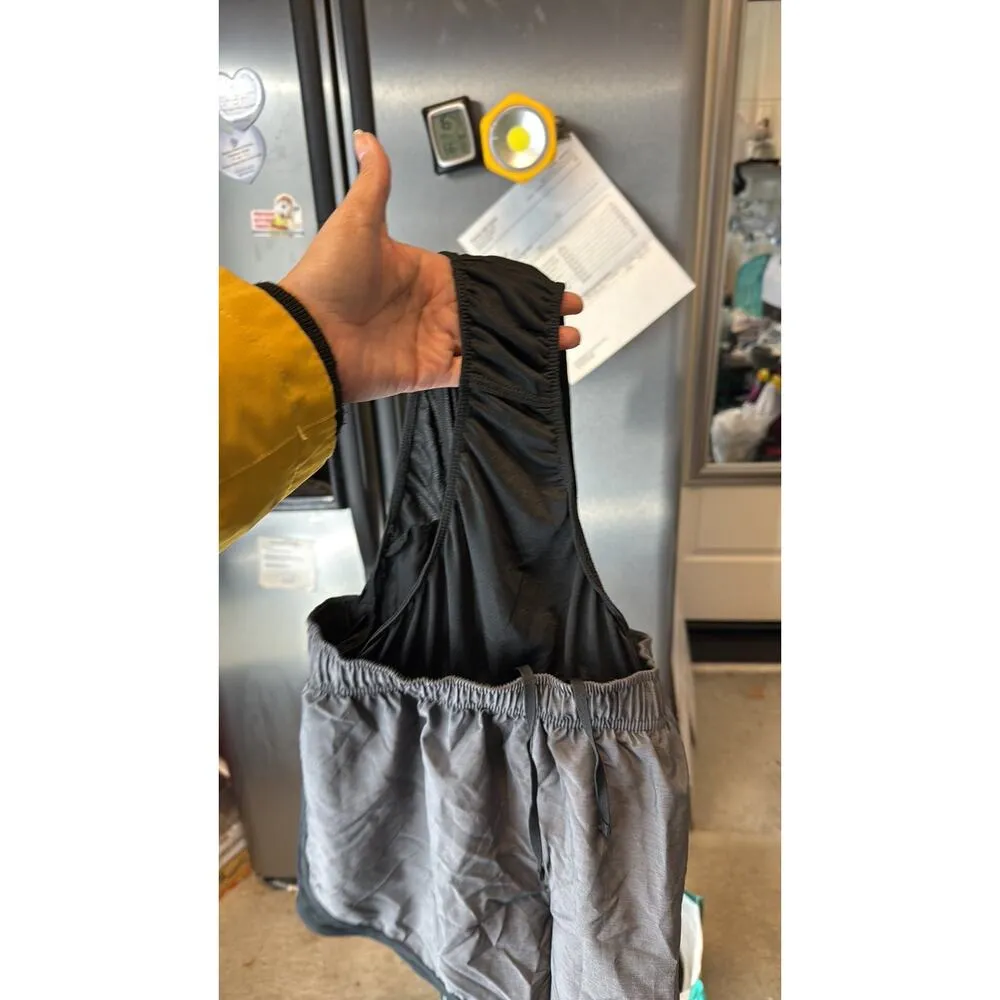 Nike Dri Fit back gray running shorts athletic performance size L - Image 9