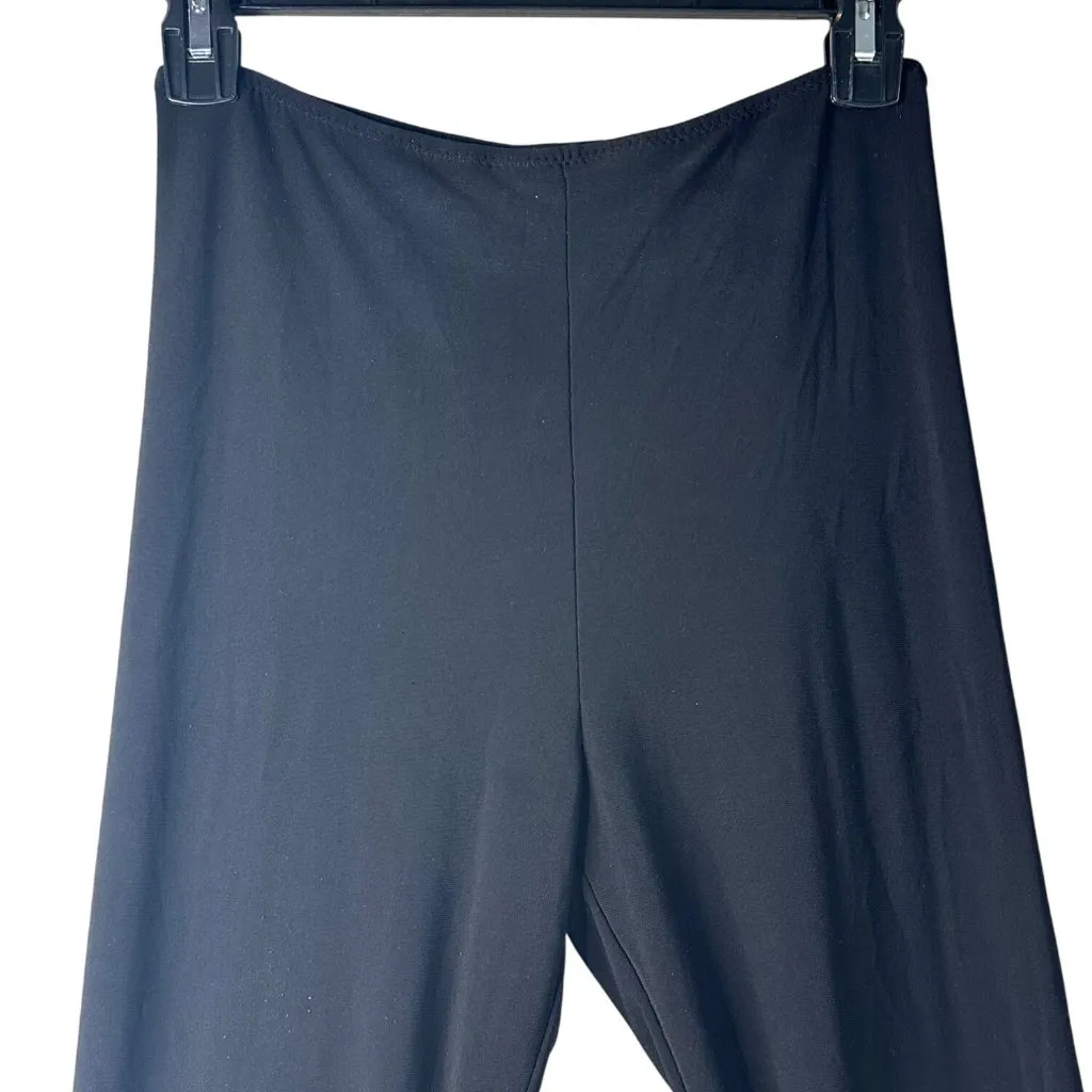 Norma Kamali Cropped Leggings in Black X-Small New Womens Pants - Image 8