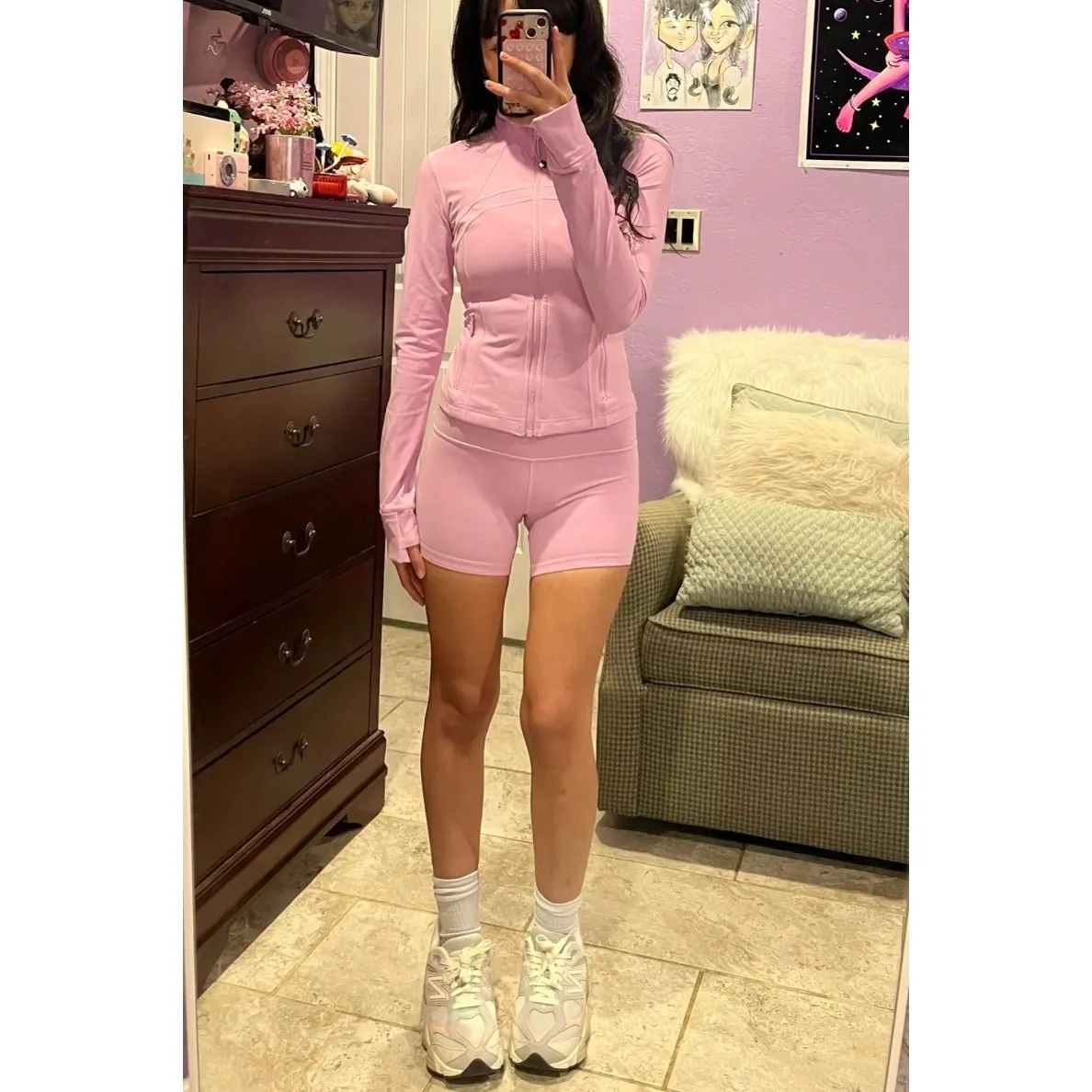 Lululemon Nulu Cropped Define Jaket in Vita Pink - Image 6