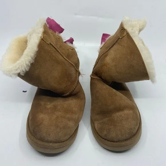 Mid UGG Brown Boots Size: US 2 - Image 2