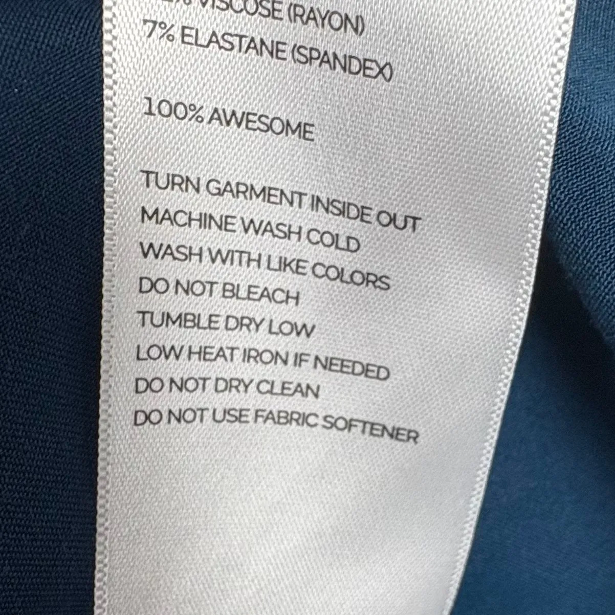 Figs Catarina One-Pocket Scrub Top Blue V-Neck Darted Back Short Sleeve Size XXL - Image 5