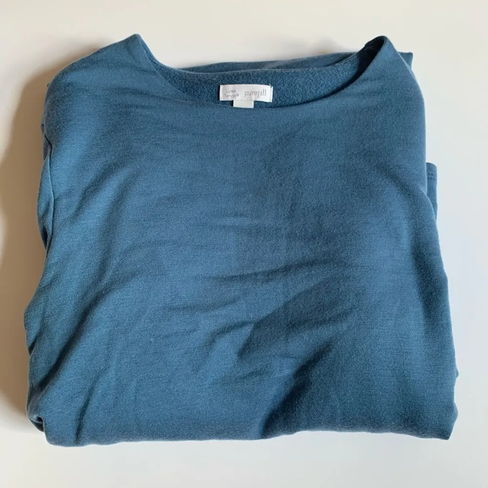 Pure J.Jill Layered Soft Luxe Tencel Sheath Dress - Image 4