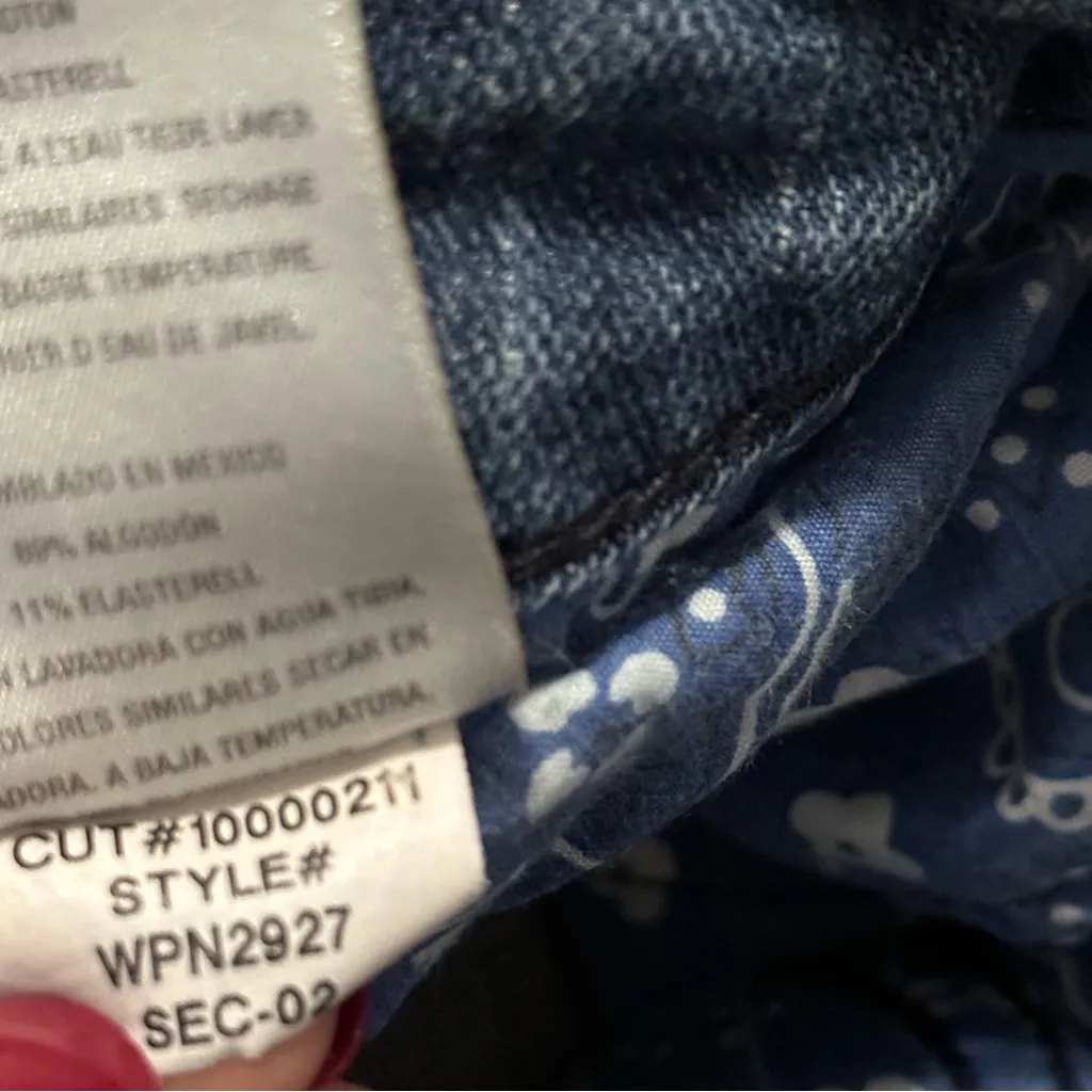 Antik Denim Women’s Size 27 Blue Wash Embroidered Back Pocket Straight Jeans - Image 8