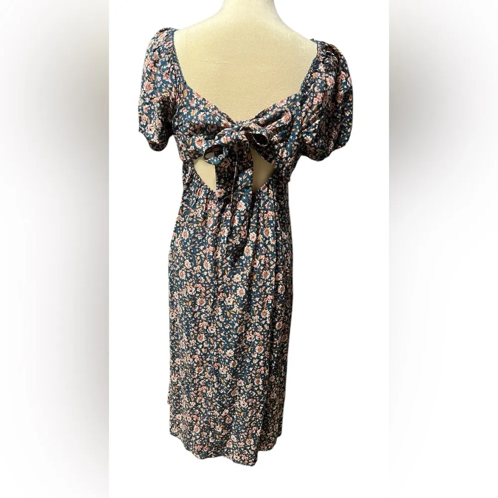 As U Wish Floral Print Midi dress - Image 3