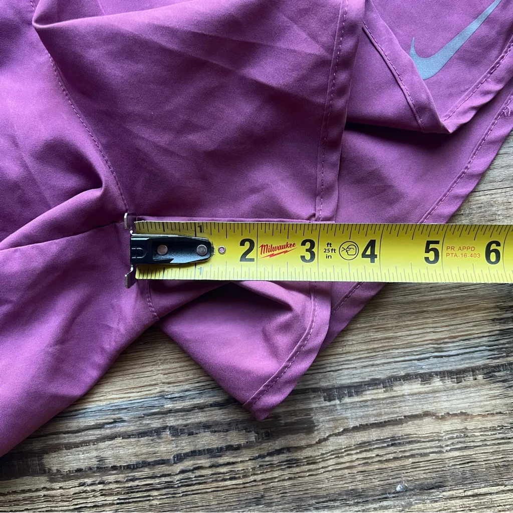 Nike Running Womans Pink Dri-Fit Shorts Activewear Workout Casual Size Medium - Image 4