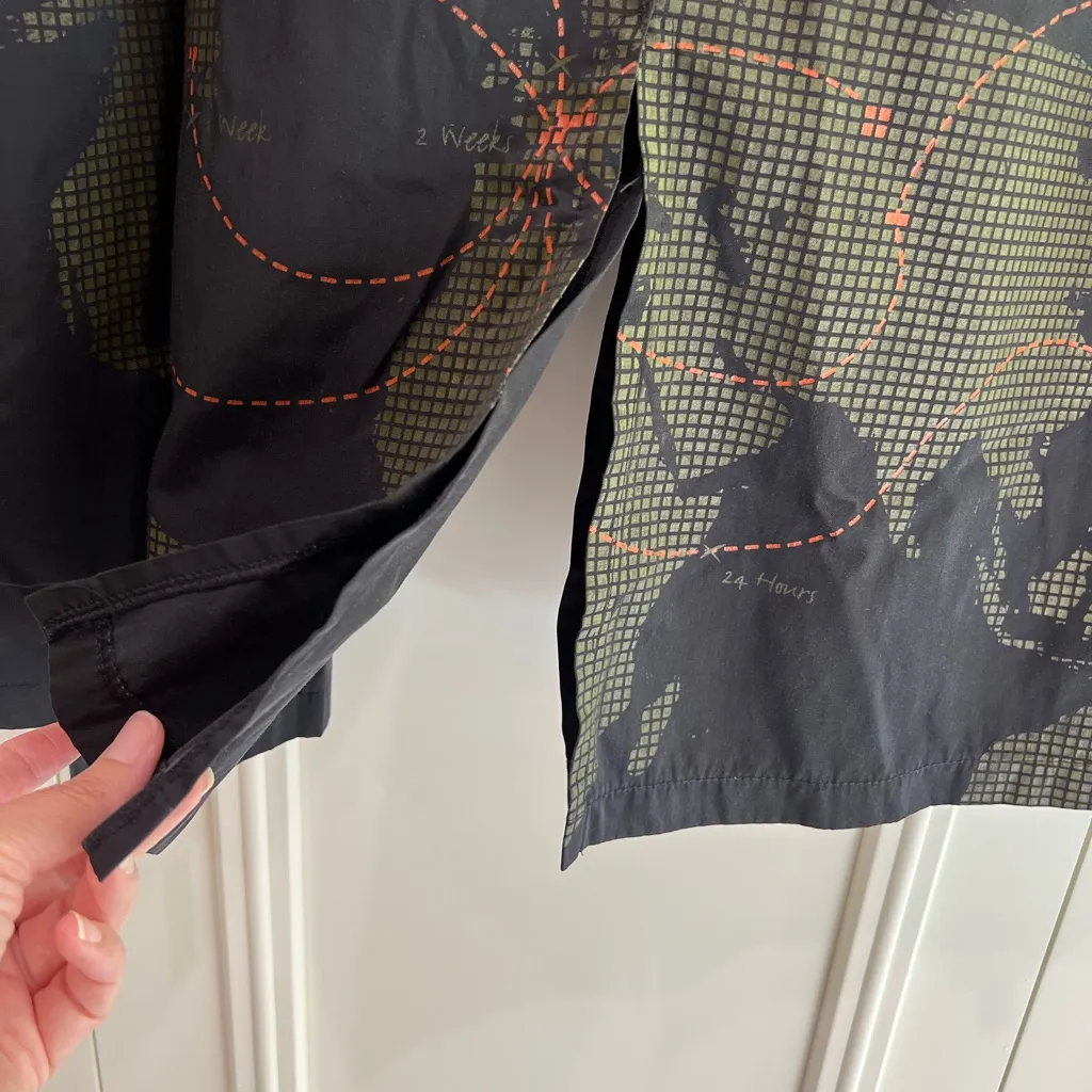 Deux‎ Mille Vingt Six 2026 Black Nylon MIDI Skirt Size L - Image 6