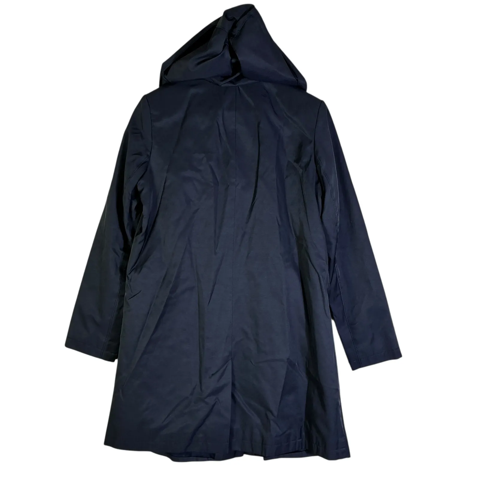 Lauren Ralph Lauren Trench Coat Womens M Navy Classic Workwear Preppy Heritage - Image 5