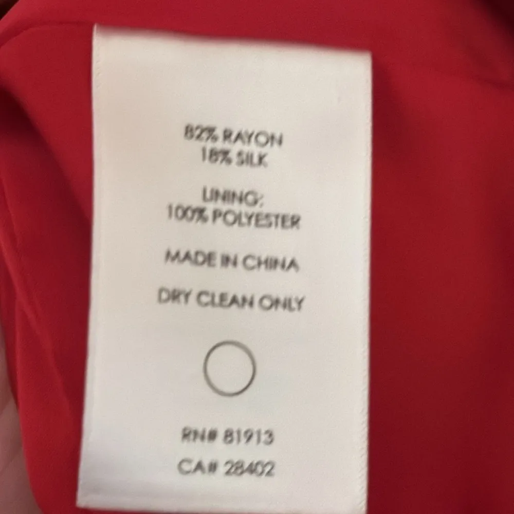 Tracy Reese Red Floral Silk Blend‎ Sculpted Sheath Dress Size 4 NWT - Image 7