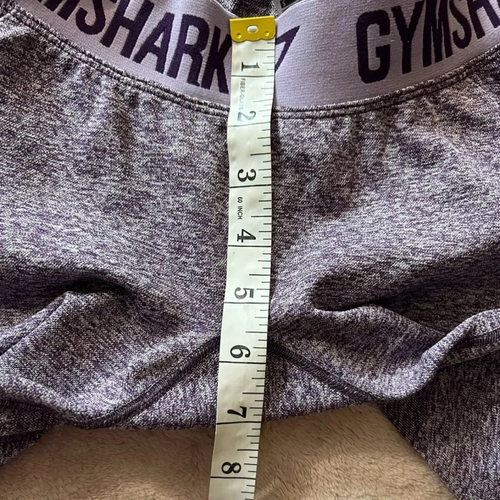 Gymshark leggings Womens Seamless Flex‎ Berry Purple Marl Wool Size Small - Image 6