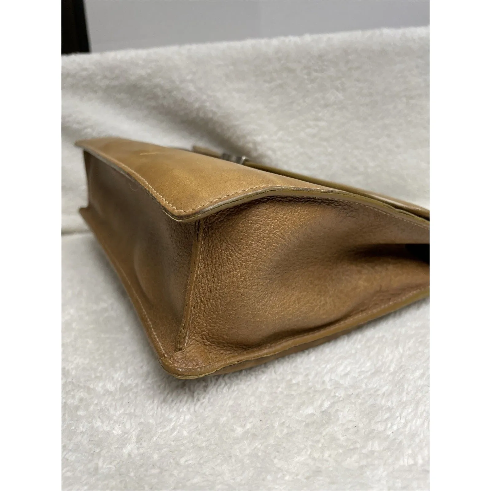 MARK CROSS Crossbody Shoulder Brown LEATHER Vintage READ - Image 5