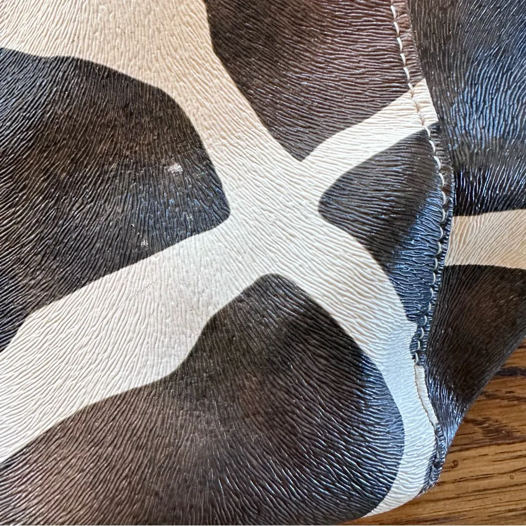 Giraffe print handbag shoulder bag - Image 8