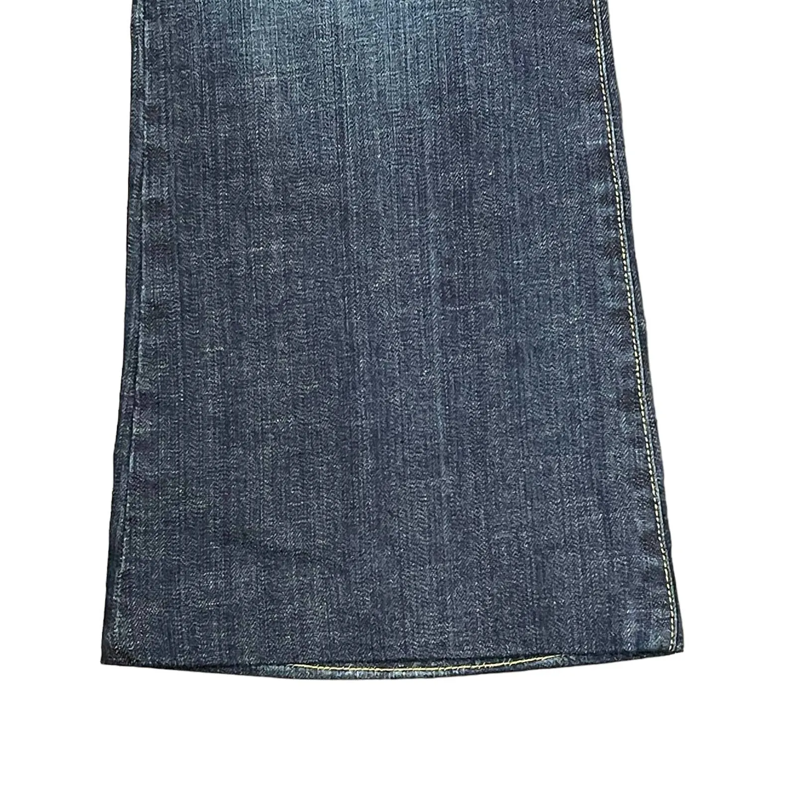 Express E2 Eva Full Leg Flared Jeans Size‎ 31 Mid - Image 3