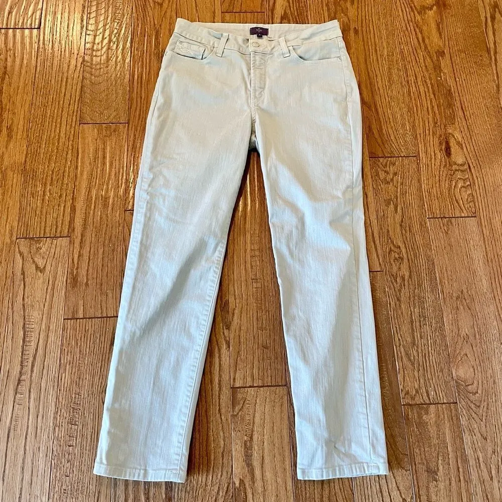 Nydj grey ankle pant jeans size 6 - Image 2