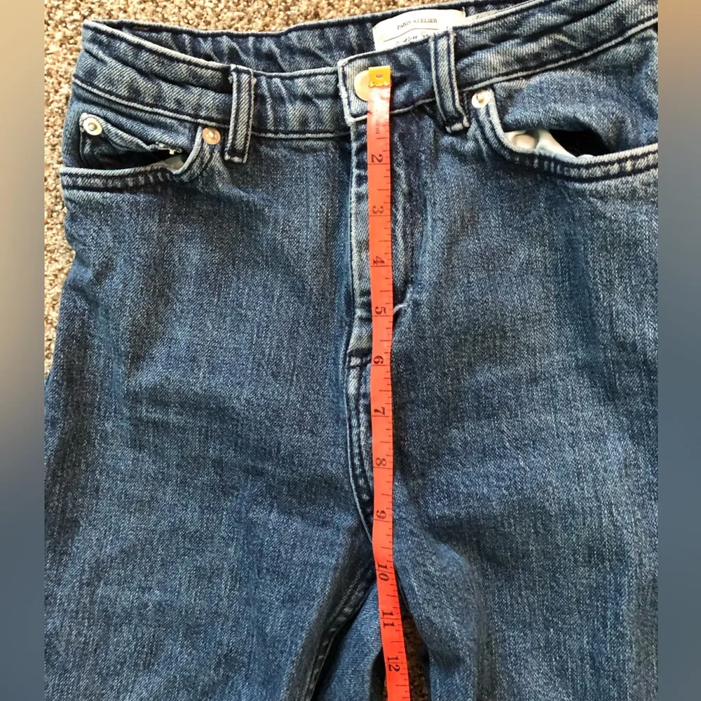 Paris Atelier & other stories blue denim crop jeans sz 26 - Image 6
