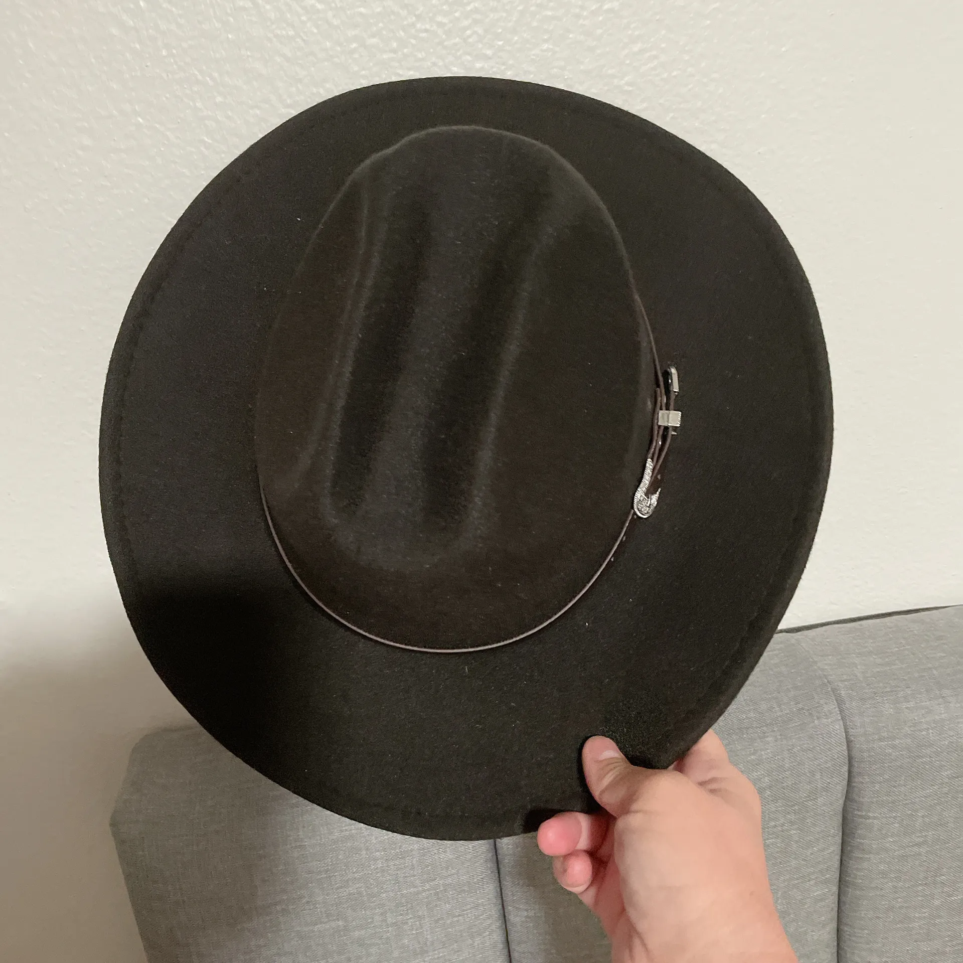 Cowboy Hat Jazz Cap Woolen West Big Brim  - Image 6