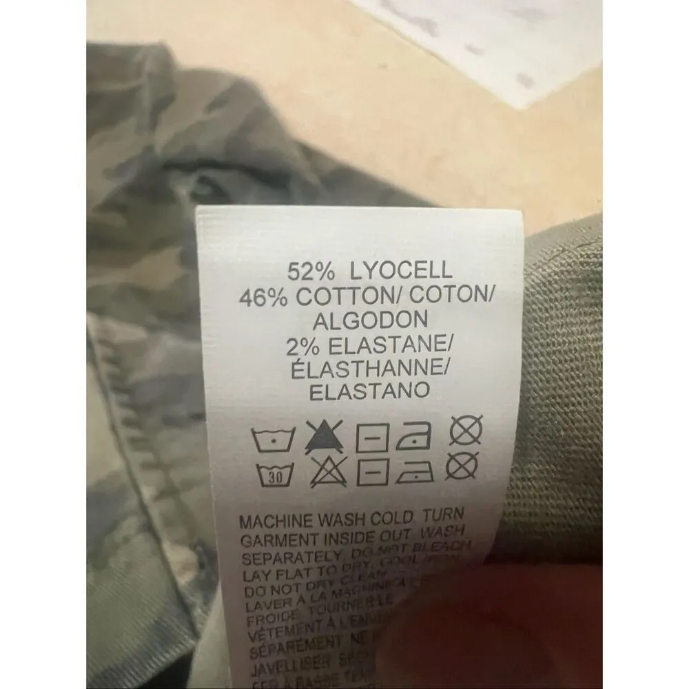 Lucky Brand hooded utility jacket Green Camo  Sz S NWT - Image 4