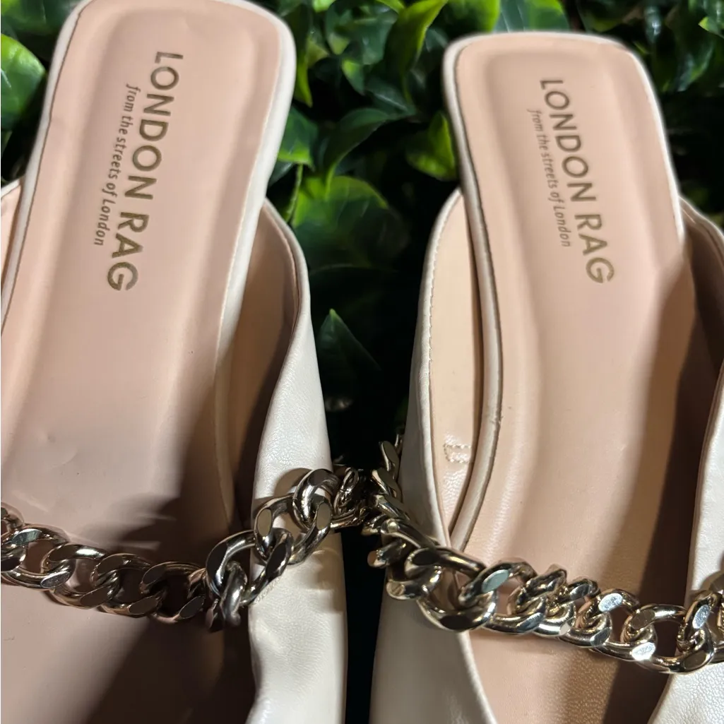 London Rag Chain Accent Mules - Image 4