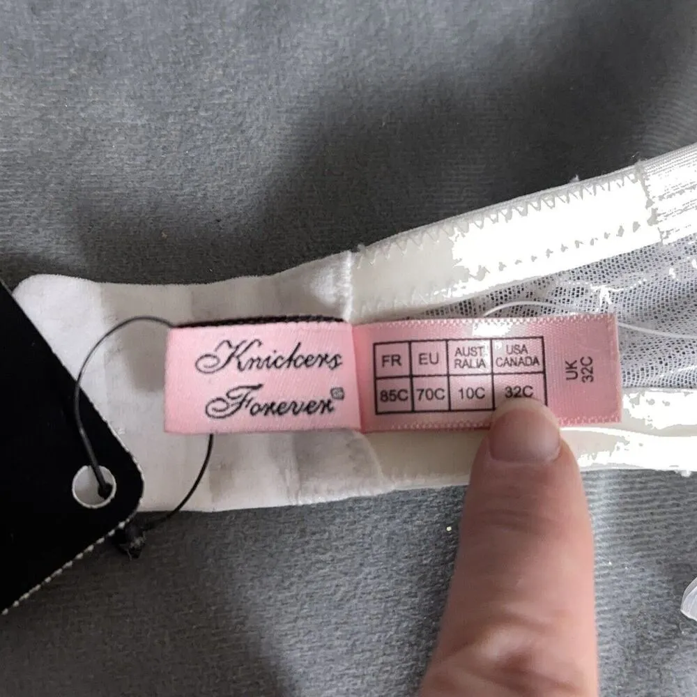 New Agent Provocateur Love Strapless Bra White Size 32C Straps Padded Bridal - Image 11