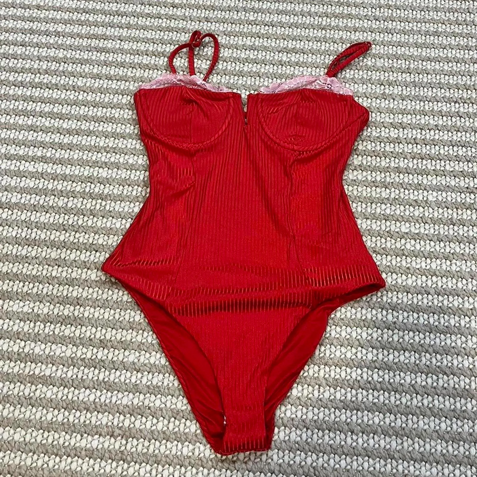 Beach Riot One Piece Lace Holly Jolly - Image 5