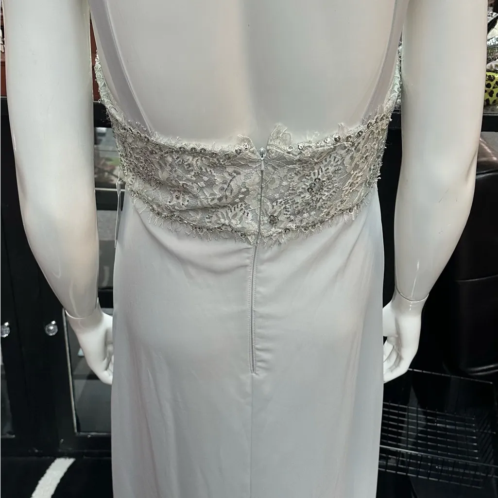 Aspeed sz 2x gray long formal dress - Image 4