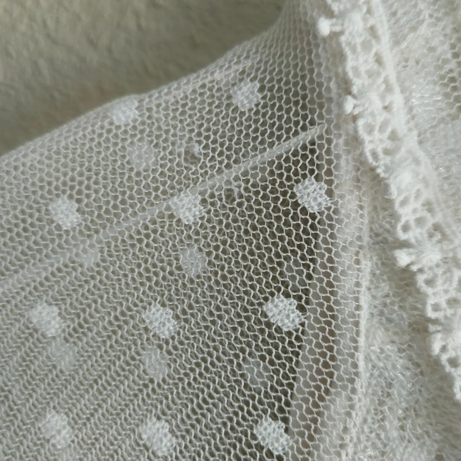 Alexis Elize White Lace Midi Dress Long Sleeve Size Medium Bridal - Image 11