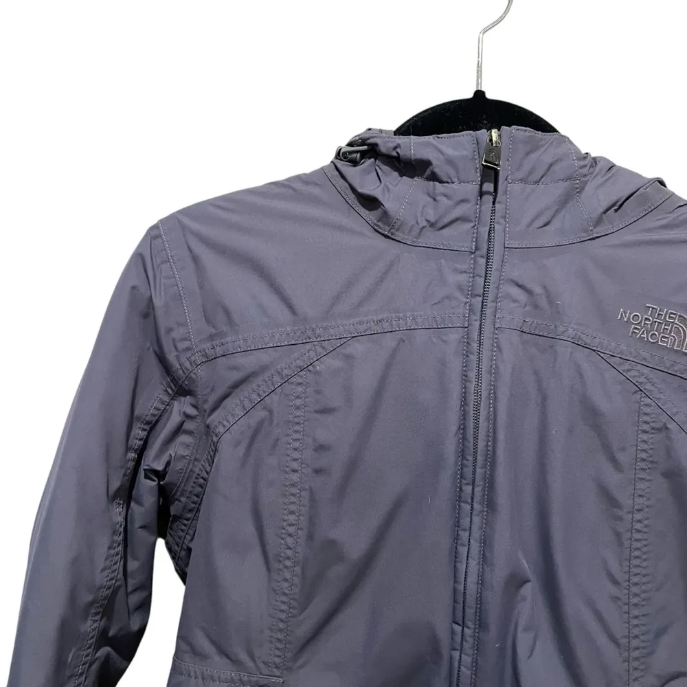 The North Face Women’s Medium Hooded Winter Ski Jacket Grey - Image 4